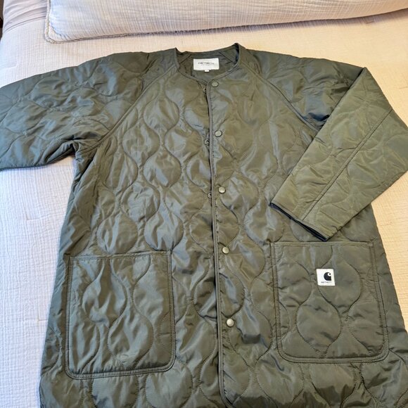 Carhartt WIP Women's Khaki and Green Jacket - Picture 4 of 6
